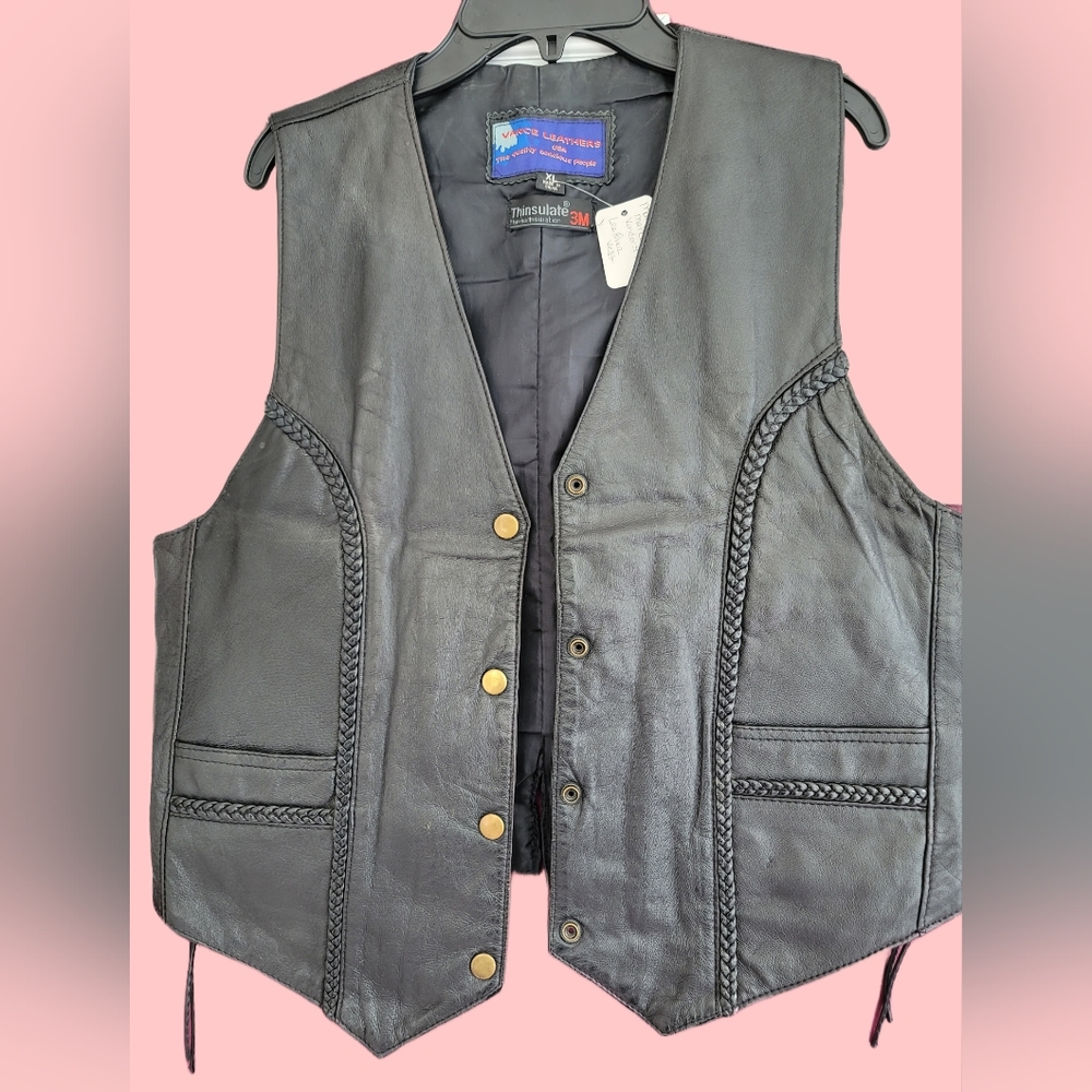 Women's Leather Size XL Vest